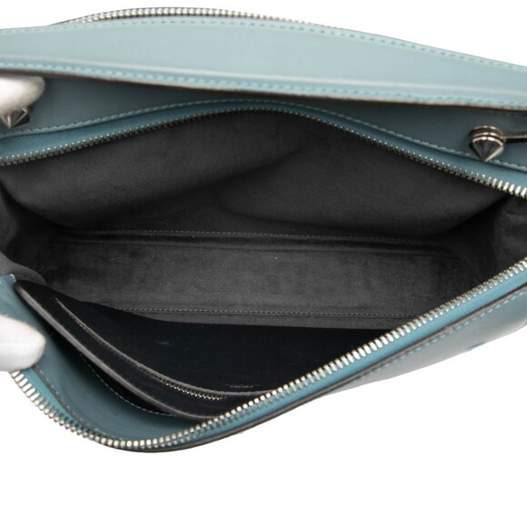 FENDI Blue Leather Shoulder Bag - Picture 4 of 8